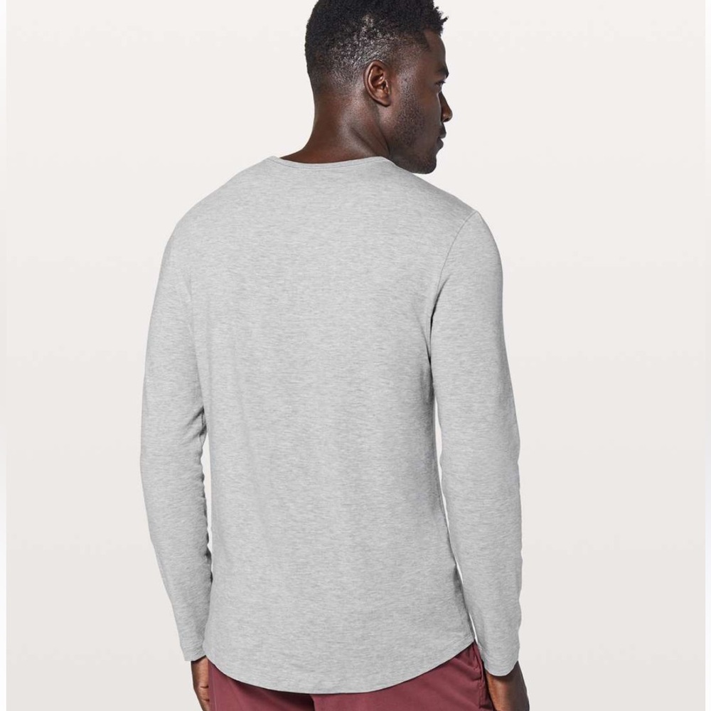 Lululemon 5 Year Basic Long Sleeve T-Shirt In Gray Men’s Size XXL